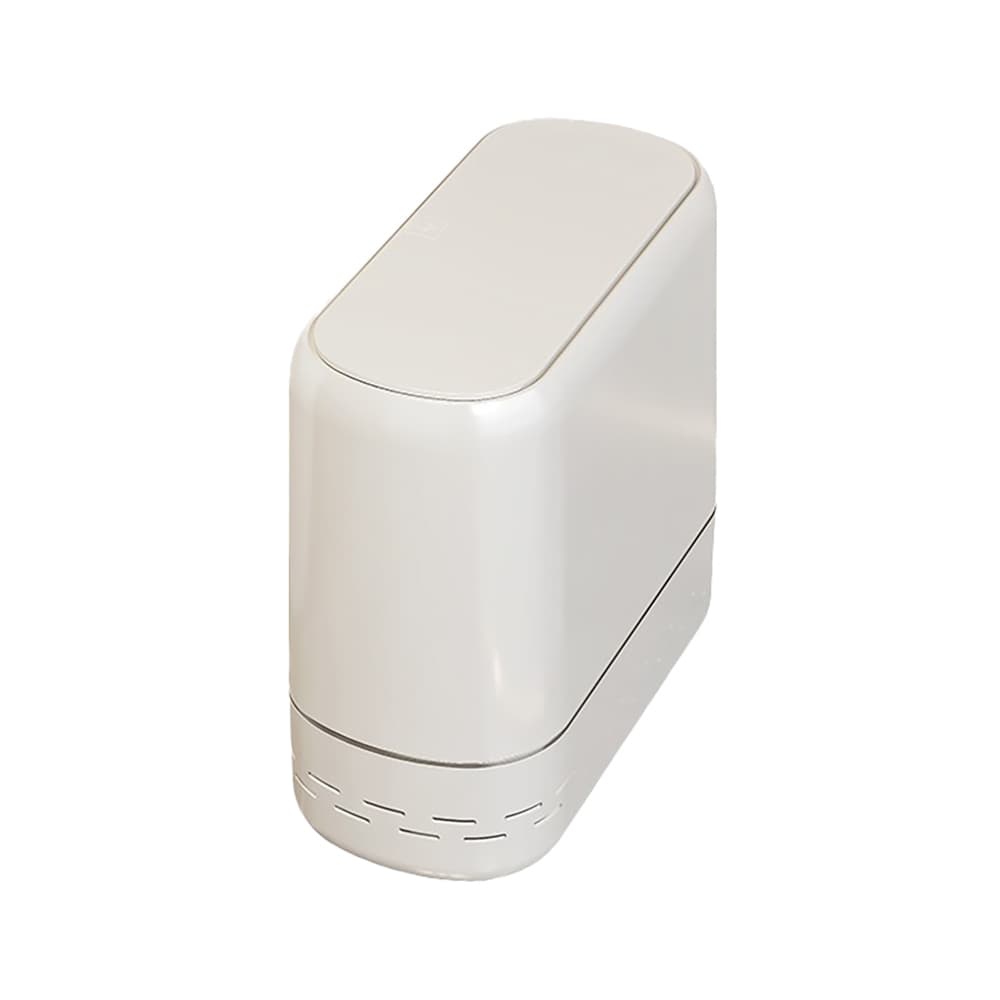 長形PP按壓垃圾桶-29*26.5公分-白色 T-03C-WH