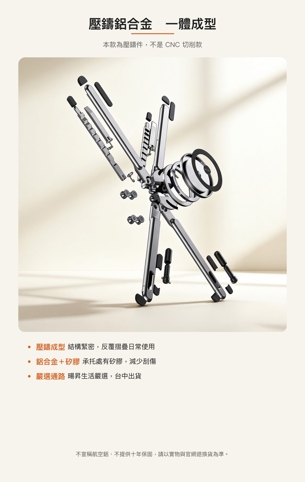 壓鑄金屬摺疊支架 商品詳情 7